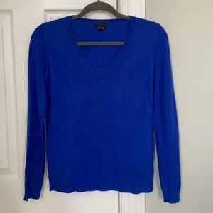 Theory Cobalt Blue Cashmere Sweater